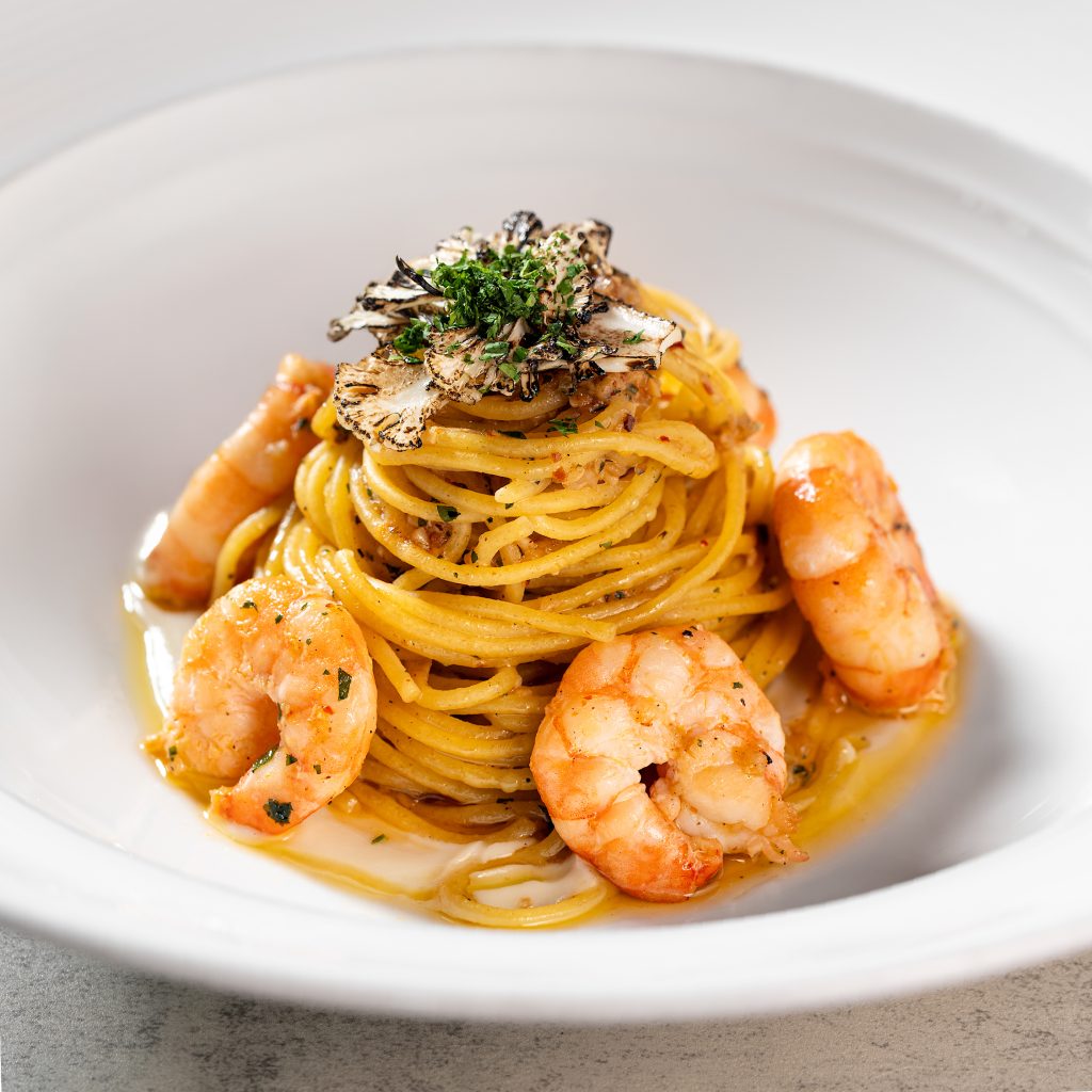Shrimp & Cauliflower Aglio Olio